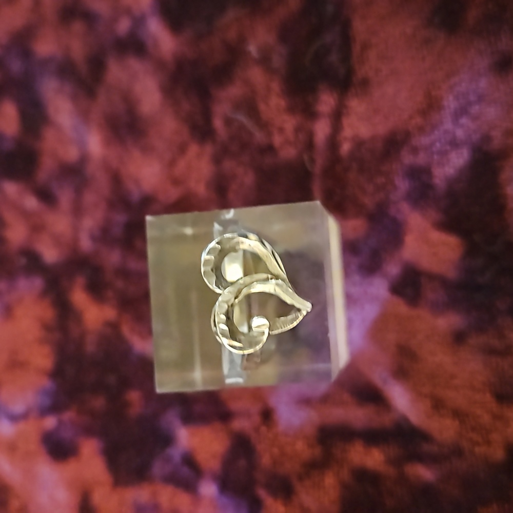 Sterling silver heart ring 7